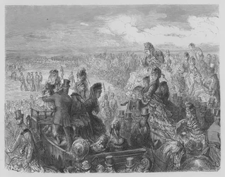 Het Cricketspel, Strijd Tussen De Studenten Van De Twee Universiteiten Van Cambridge En Oxford